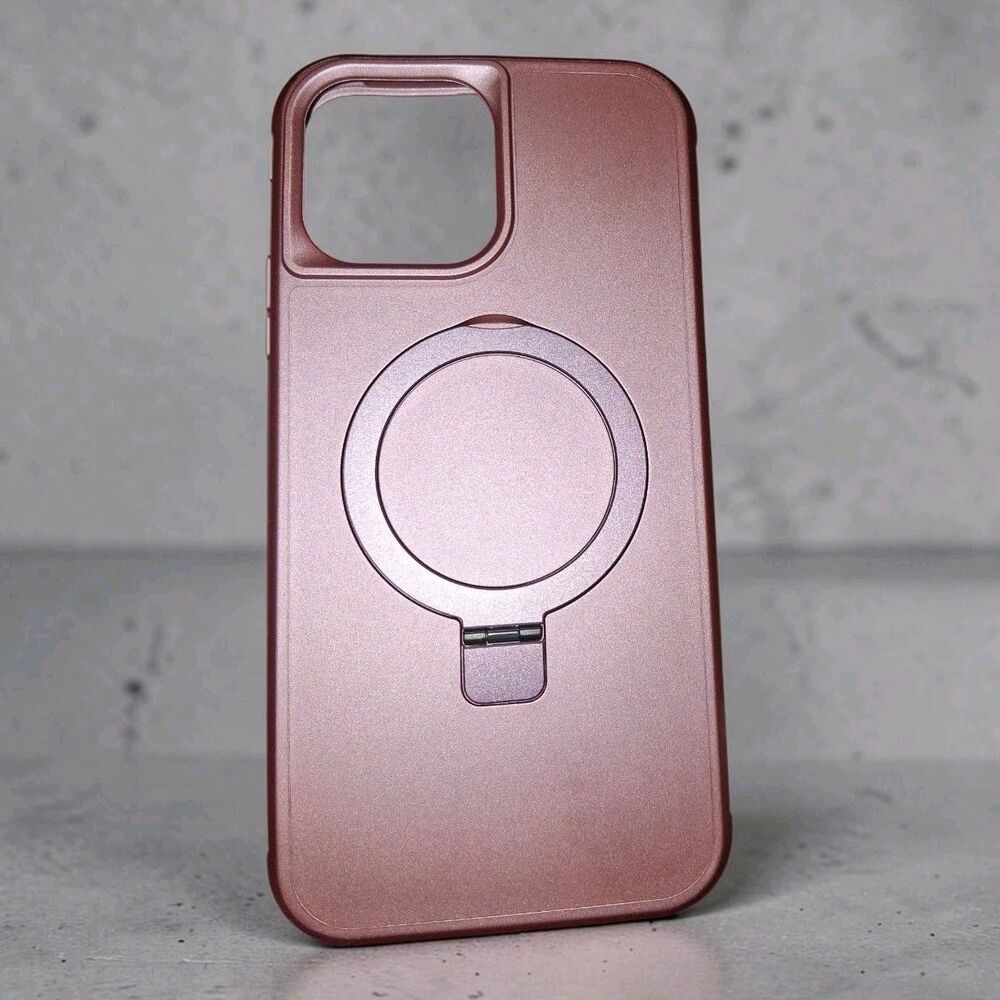 SKYLMW Compatible with iPhone 12/13 Pro Max Case with Stand,Rose GoldiPhone...